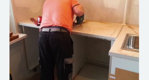 Сборка кухонного гарнитура. Киров